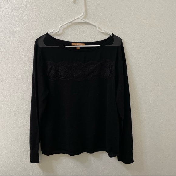 Ellen Tracy blouse black xl - Picture 1 of 4